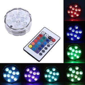 LEDs Aquarium Light Colorful RGB Remote Control Submersible Lights Waterproof